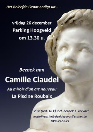 affiche van Camille Claudel au miroir d'un art nouveau